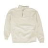 Beige Solid 1/4 Zip Pullover