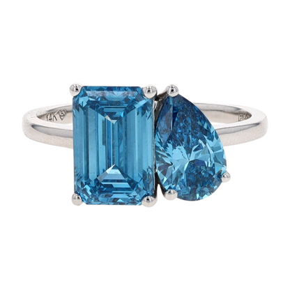 3 5/8 ctw 14K White Gold Lab Grown Diamond Fashion Ring