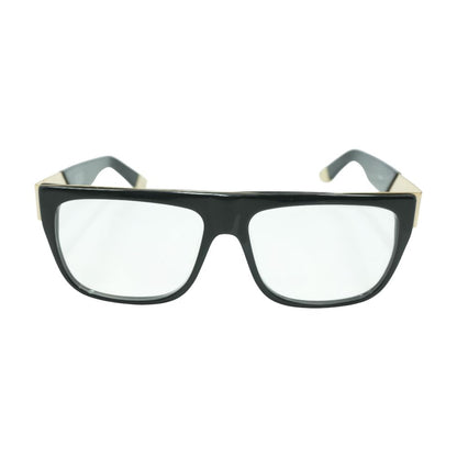 Black 22 Square Unknown Prescription Eyeglasses
