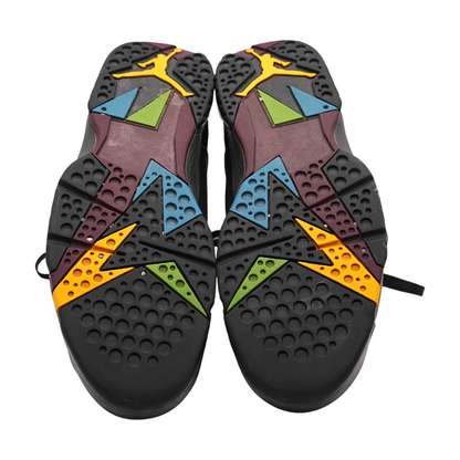 Bordeaux Jordan 7 Retro High-Top Athletic Shoes