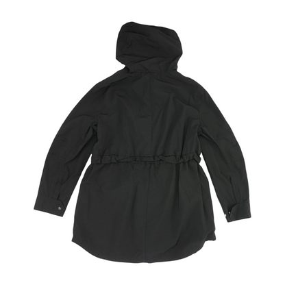 Black Solid Rain Jacket