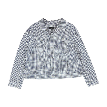 Navy Plus Check Blazer