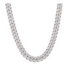 20 ctw 10K White Gold Diamond Statement Necklace