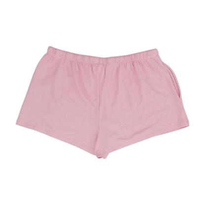 Pink Solid Active Shorts