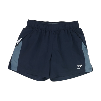 Navy Solid Active Shorts