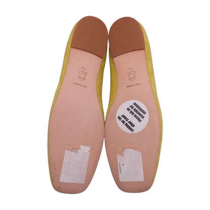 Green Slip-On Flats