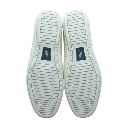 White Slip-On Dress Shoes