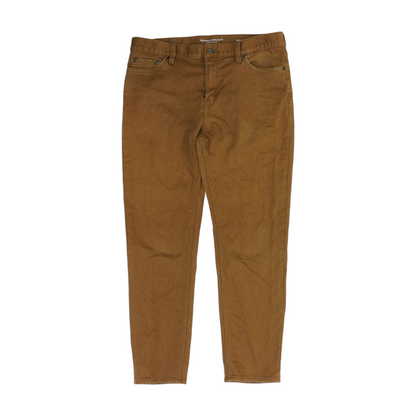 Brown Tapered Pants