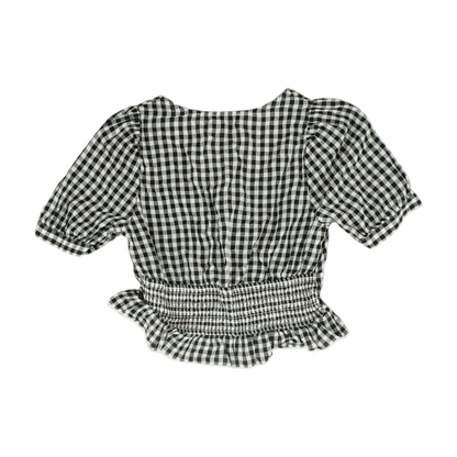 Black Check Blouse