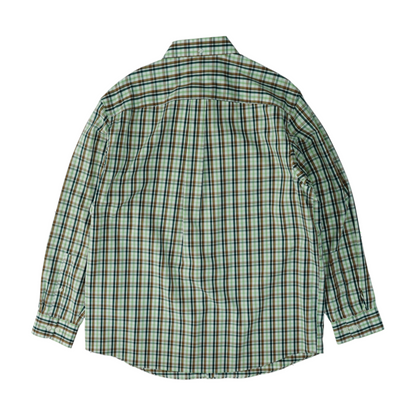 Multi Check Long Sleeve Button Down