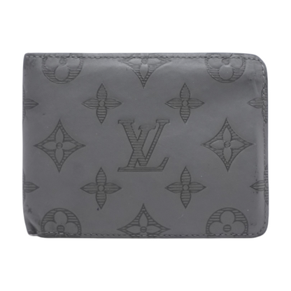 Monogram Shadow Bifold Wallet in Anthracite Grey