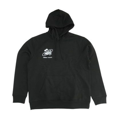 Black Solid Hoodie Pullover