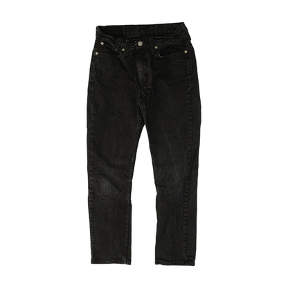 514 Black Straight Jeans