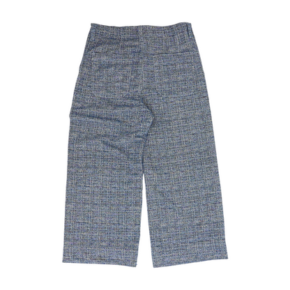 Blue Striped Regular Pants