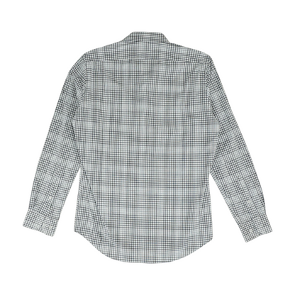 Navy Check Long Sleeve Button Down