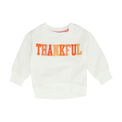 White Graphic Sweatshirt Pullover