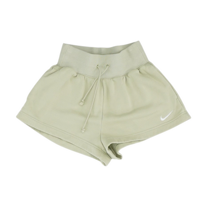 Green Solid Active Shorts