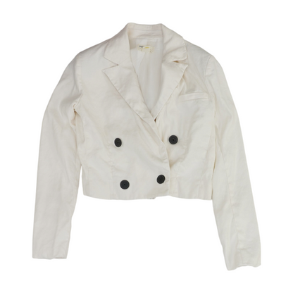 Ivory Solid Blazer
