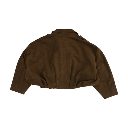 Brown Solid Jacket