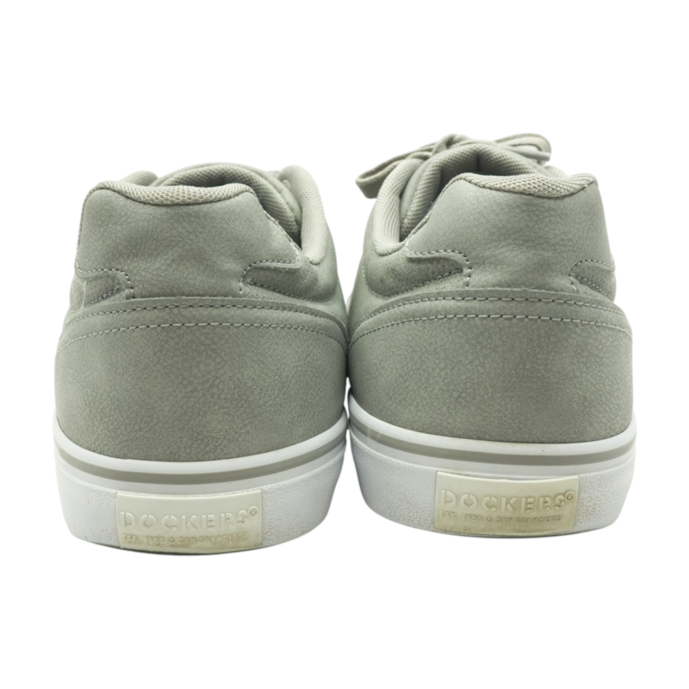 Gray Lace-Up Casual Shoes