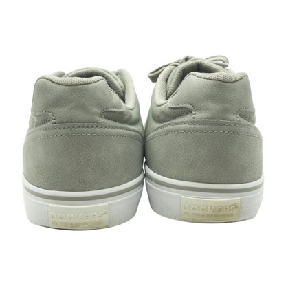 Gray Lace-Up Casual Shoes