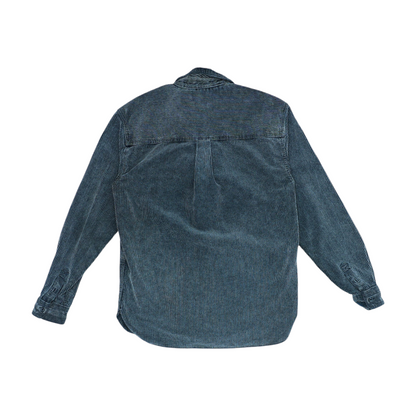 Charcoal Striped Long Sleeve Button Down