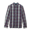 Blue Plaid Long Sleeve Button Down
