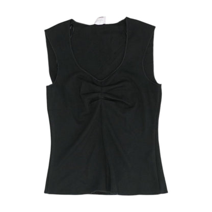 Black Tank Knit Top