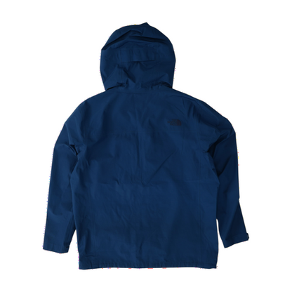 Blue Solid Rain Jacket