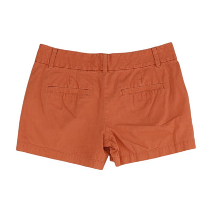 Peach Solid Chino Shorts
