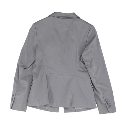 Gray Solid Blazer