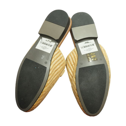 Tan Slip-On Flats