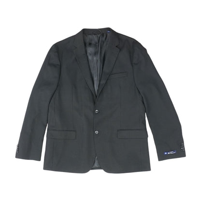 Black Solid Sport Coat