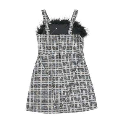 Black Plaid Dress