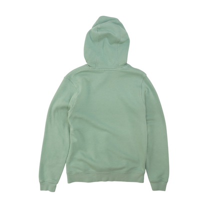 Green Solid Hoodie Pullover