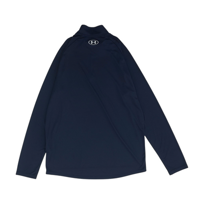 Navy Solid 1/4 Zip Pullover