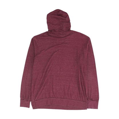 Red Solid Hoodie Pullover