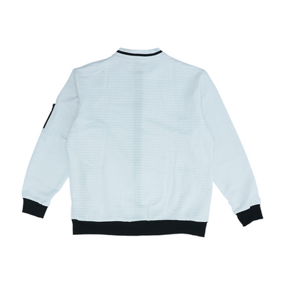 White Solid Active Jacket
