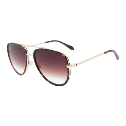 Tortoise All In Aviator Sunglasses