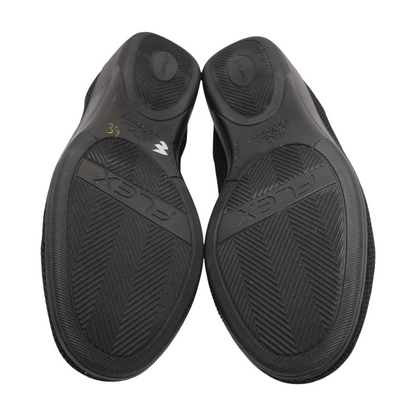 Black Slip-On Flats