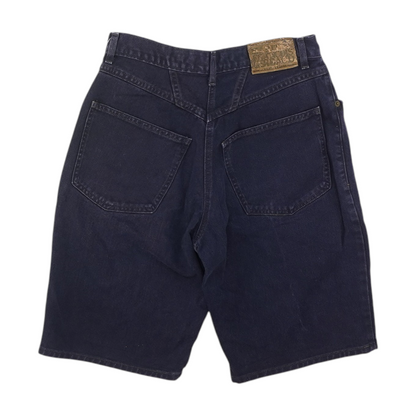 Navy Denim Shorts