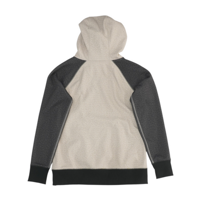 Gray Color Block Hoodie Pullover