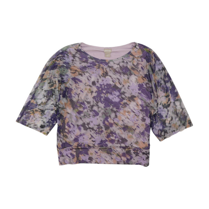 Purple Tie-Dye Blouse