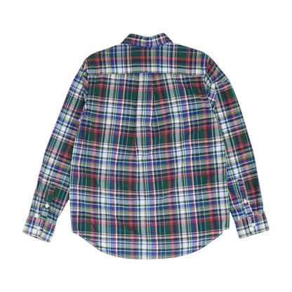 Multi Plaid Long Sleeve Button Down