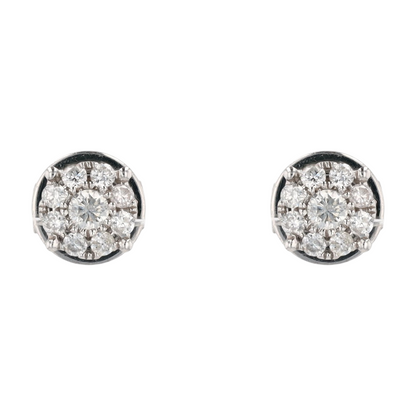 1/5 ctw 14K White Gold Diamond Stud Earrings