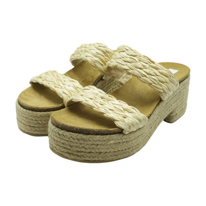 Ivory Platform Sandals