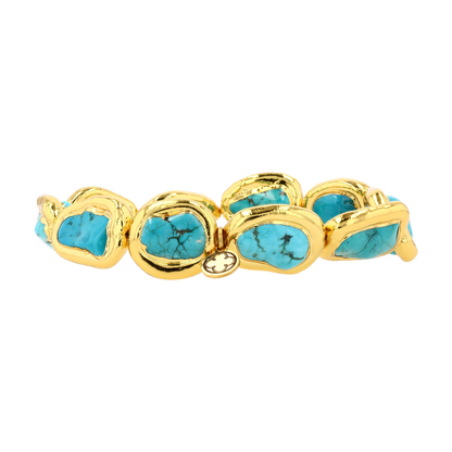 Costume Turquoise Beaded Bracelet