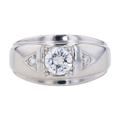 1 1/10 ctw 14K White Gold Diamond Fashion Ring