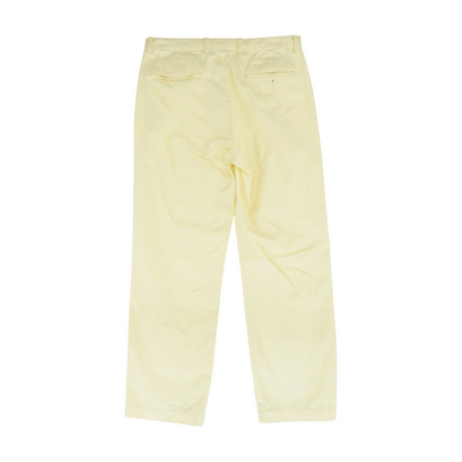 Yellow Straight Pants