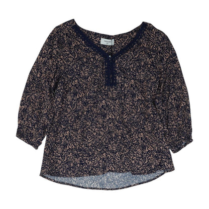 Bronze Floral Blouse